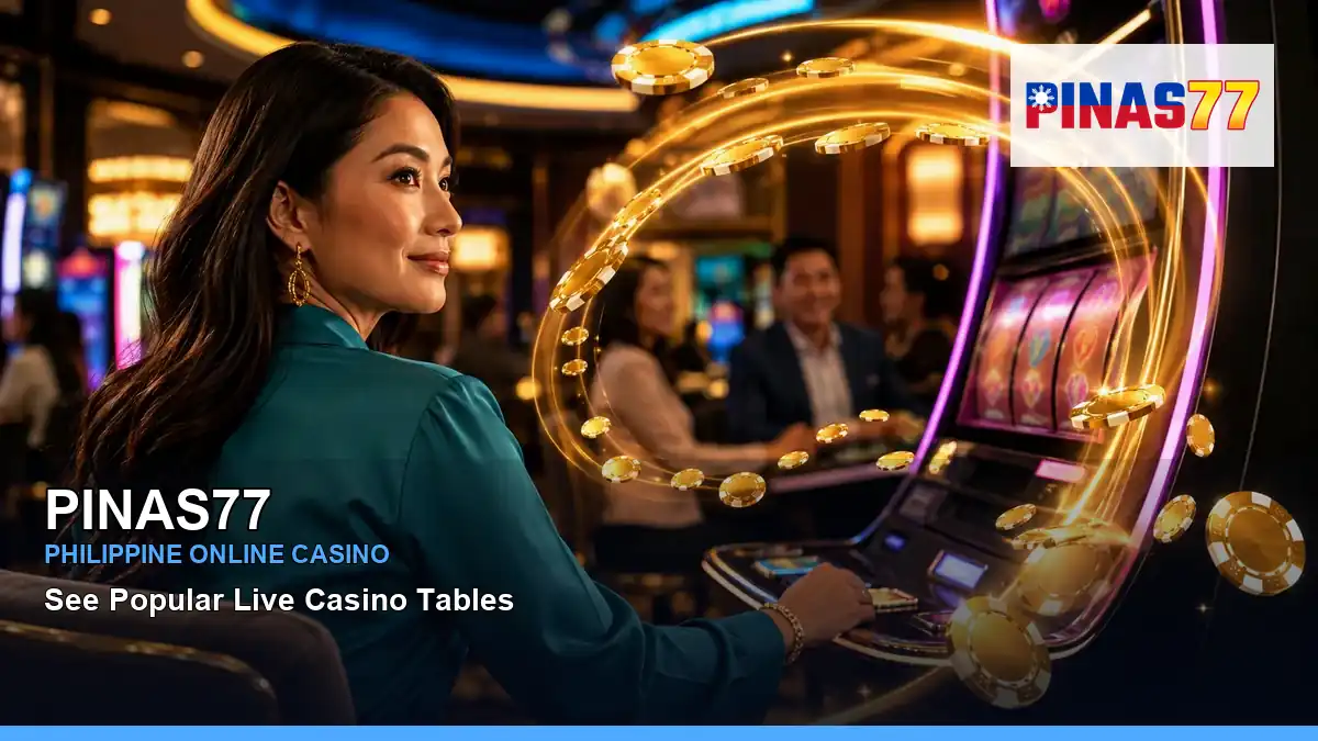 PINAS77 casino app and game selection for Philippine players with featured game highlights